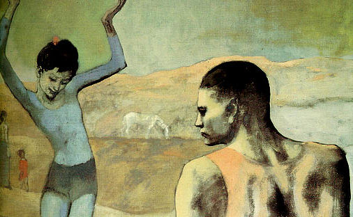Picasso The Acrobat detail