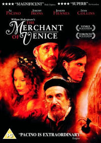 Cover art, DVD <em>The Merchant of Venice</em> 2004