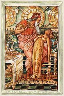 King Midas, Walter Crane, 1893 edition