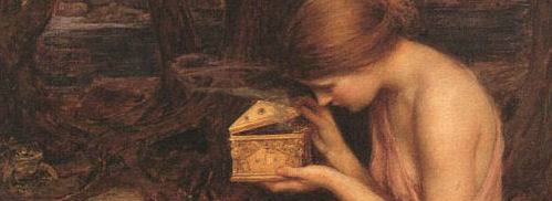 Waterhouse, Psyche opening golden box