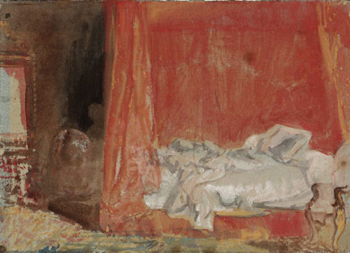 Turner, Bedroom: Empty Bed, 1827
