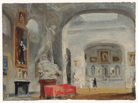 Turner, North Gallery at Petworth, c 1827