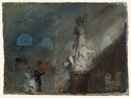 Turner, The North Gallery at Night