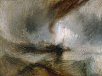 JMW Turner, Snowstorm at Sea, Tate Gallery